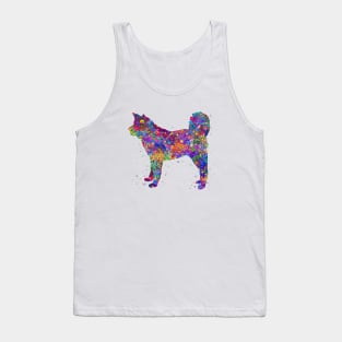 Akita dog watercolor Tank Top